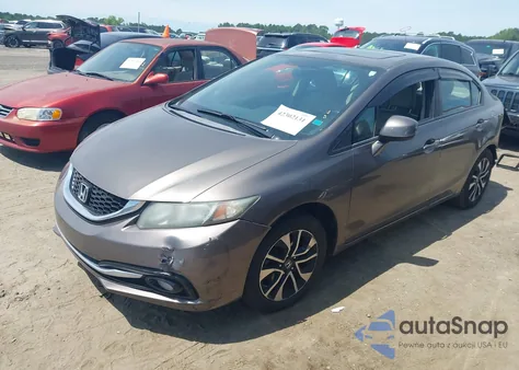 2013 Honda Civic Ex-L from USA, damaged, VIN 2HGFB2F90DH543566